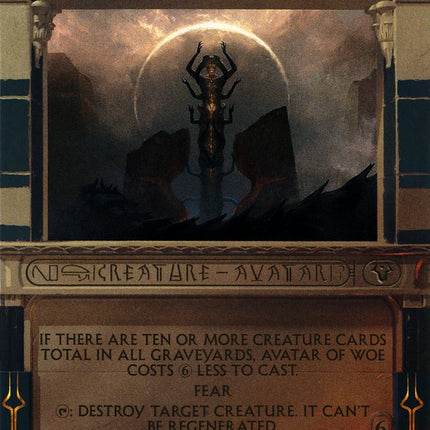 Avatar of Woe (Invocation) [Amonkhet Invocations]