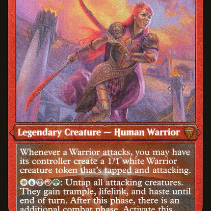 Najeela, the Blade-Blossom (Etched) [Commander Legends]