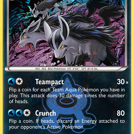 Team Aqua's Mightyena (18/34) [XY: Double Crisis]