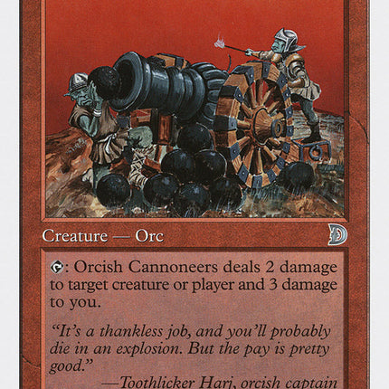Orcish Cannoneers [Deckmasters]