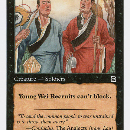 Young Wei Recruits [Portal Three Kingdoms]