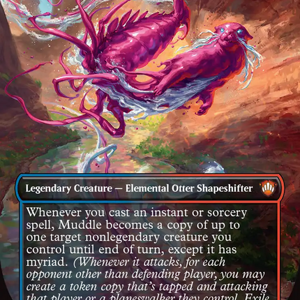 Muddle, the Ever-Changing (Borderless) [Secrets of Strixhaven Commander]