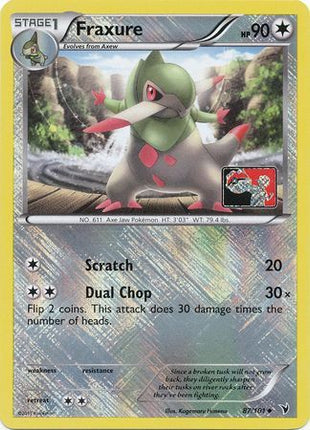 Fraxure (87/101) (League Promo) [Black & White: Noble Victories]