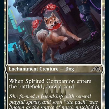 Spirited Companion (Promo Pack) [Kamigawa: Neon Dynasty Promos]