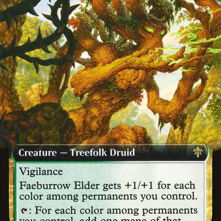 Faeburrow Elder (Extended Art) [Throne of Eldraine]