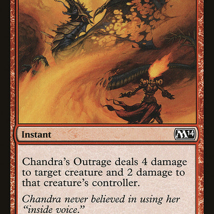 Chandra's Outrage [Magic 2014]