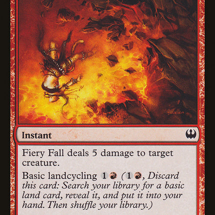 Fiery Fall [Duel Decks: Knights vs. Dragons]