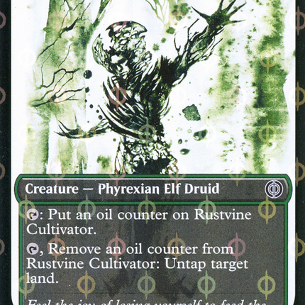 Rustvine Cultivator (Showcase Ichor Step-and-Compleat Foil) [Phyrexia: All Will Be One]