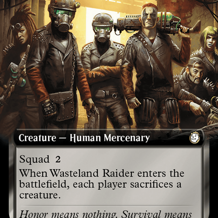 Wasteland Raider (Extended Art) (Surge Foil) [Fallout]