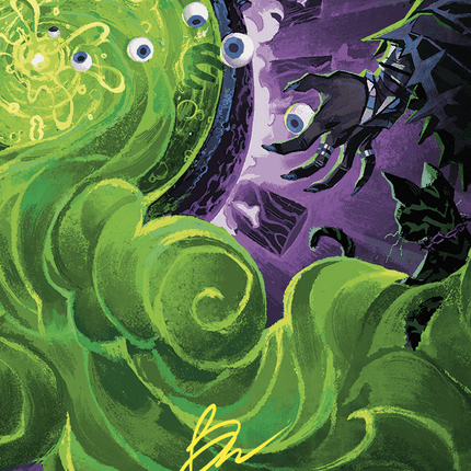 Waste Not Art Card (Gold-Stamped Signature) [Wilds of Eldraine Art Series]