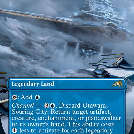 Otawara, Soaring City (Borderless Alternate Art) [Kamigawa: Neon Dynasty]