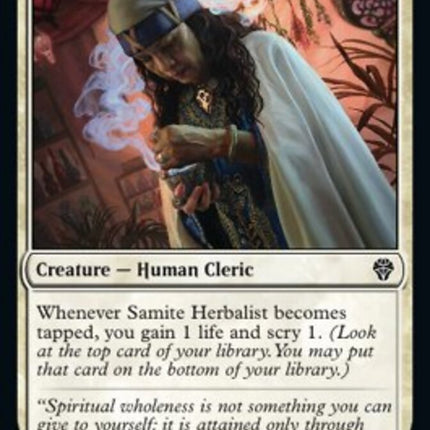 Samite Herbalist [Dominaria United]