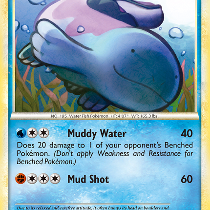 Quagsire (9/123) [HeartGold & SoulSilver: Base Set]