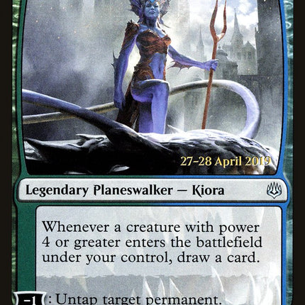 Kiora, Behemoth Beckoner [War of the Spark Prerelease Promos]