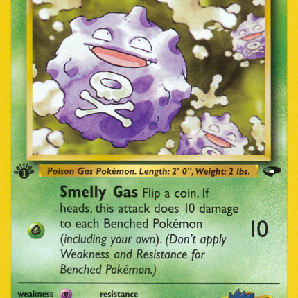 Koga's Koffing (79/132) [Gym Challenge 1st Edition]