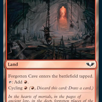 Forgotten Cave (Surge Foil) [Warhammer 40,000]