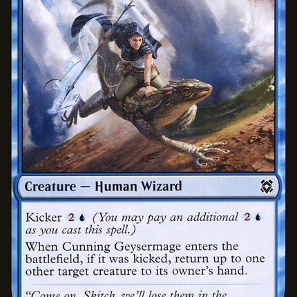 Cunning Geysermage [Zendikar Rising]