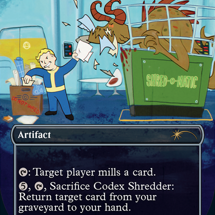 Codex Shredder (Rainbow Foil) [Secret Lair Drop Series]