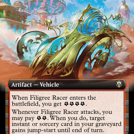 Filigree Racer (Extended Art) [Modern Horizons 3 Commander]