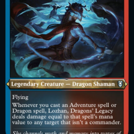 Lozhan, Dragons' Legacy (Foil Etched) [Commander Legends: Battle for Baldur's Gate]