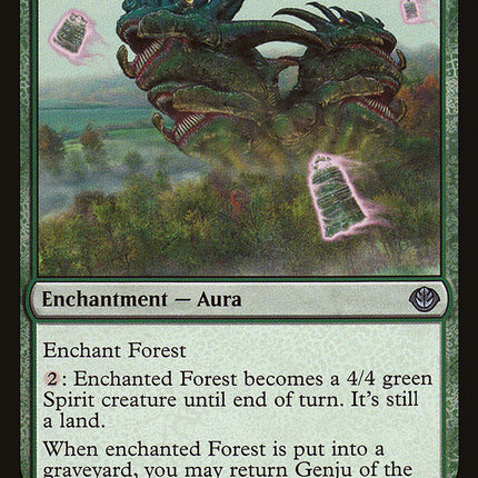 Genju of the Cedars (Garruk vs. Liliana) [Duel Decks Anthology]