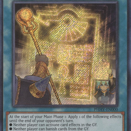 Gravekeeper's Inscription [PHHY-EN000] Secret Rare