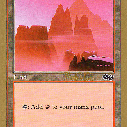 Mountain (mlp346b) (Mark Le Pine) [World Championship Decks 1999]