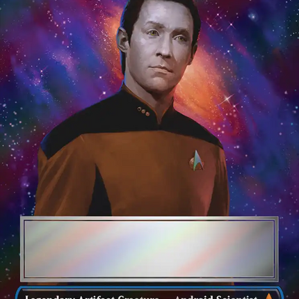 Lieutenant Commander Data (Borderless) (Signed) [Star Trek]