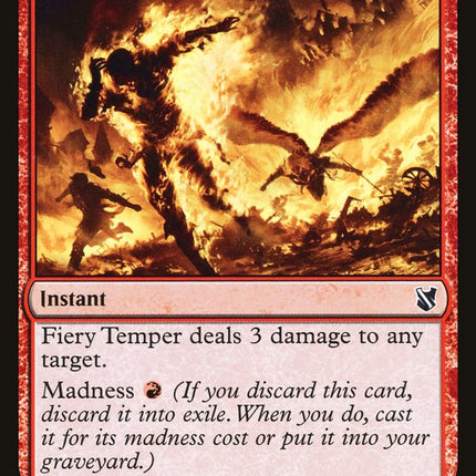 Fiery Temper [Commander 2019]