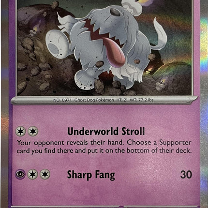 Greavard (105/198) (Mirage Holo) [Scarlet & Violet: Base Set]