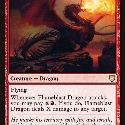 Flameblast Dragon [Commander 2018]