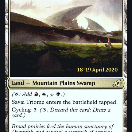 Savai Triome [Ikoria: Lair of Behemoths Prerelease Promos]