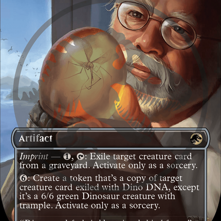 Dino DNA (Emblem) (Borderless) [Jurassic World Collection Tokens]