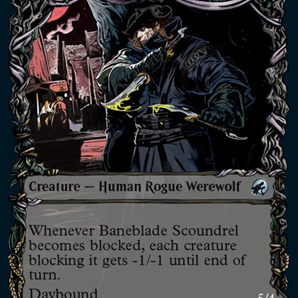 Baneblade Scoundrel // Baneclaw Marauder (Showcase Equinox) [Innistrad: Midnight Hunt]