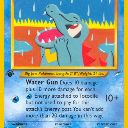 Totodile (85/105) [Neo Destiny 1st Edition]