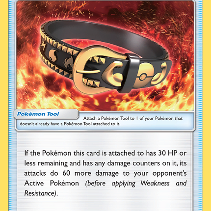 Hustle Belt (134/168) [Sun & Moon: Celestial Storm]