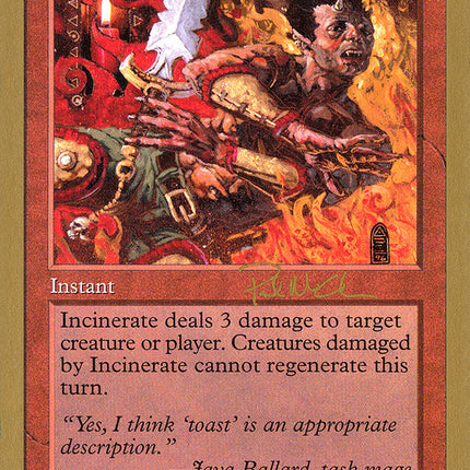Incinerate (Paul McCabe) [World Championship Decks 1997]