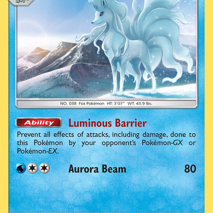 Alolan Ninetales (28/147) (Cracked Ice Holo) (Theme Deck Exclusive) [Sun & Moon: Burning Shadows]