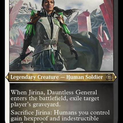 Jirina, Dauntless General (Foil Etched) [March of the Machine: The Aftermath]