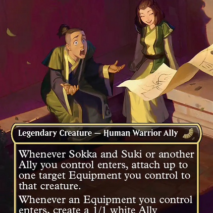 Sokka and Suki (Borderless) [Avatar: The Last Airbender: Eternal-Legal]
