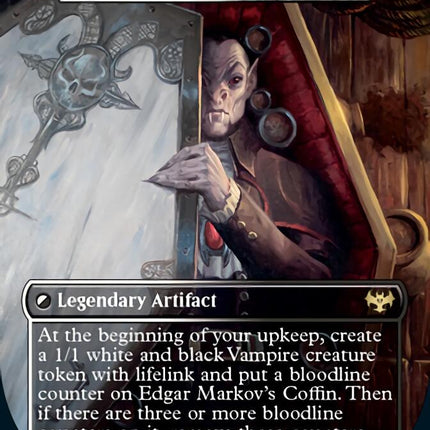 Edgar, Charmed Groom // Edgar Markov's Coffin - Dracula the Voyager // Casket of Native Earth [Innistrad: Crimson Vow]
