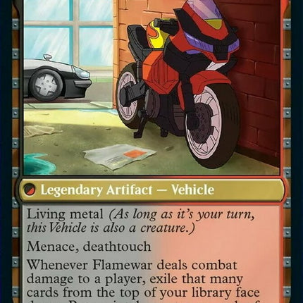 Flamewar, Brash Veteran // Flamewar, Streetwise Operative [Transformers]