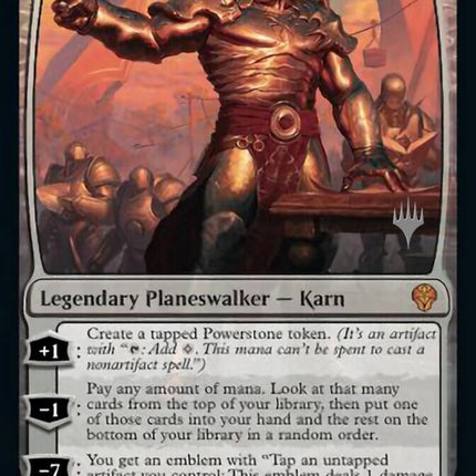 Karn, Living Legacy (Promo Pack) [Dominaria United Promos]