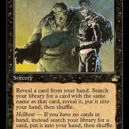 Infernal Tutor (Retro Frame) [Ravnica Remastered]