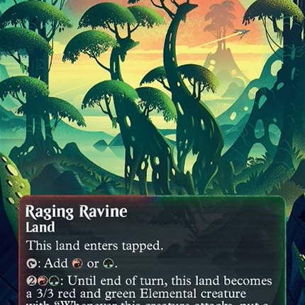 Raging Ravine (0080) (Borderless) [Edge of Eternities: Stellar Sights]