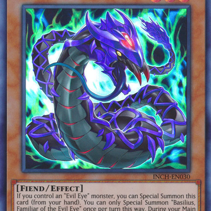 Basilius, Familiar of the Evil Eye [INCH-EN030] Super Rare