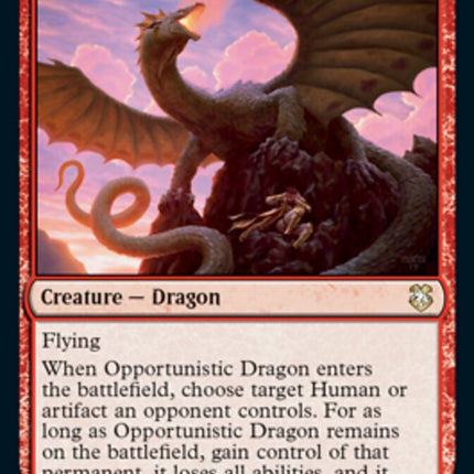 Opportunistic Dragon [Dungeons & Dragons: Adventures in the Forgotten Realms Commander]