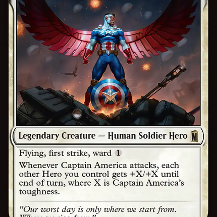 Captain America, Wings of Freedom [Marvel Super Heroes]