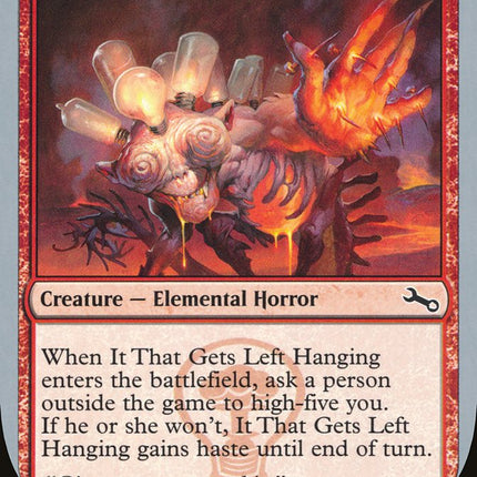 It That Gets Left Hanging [Unstable]