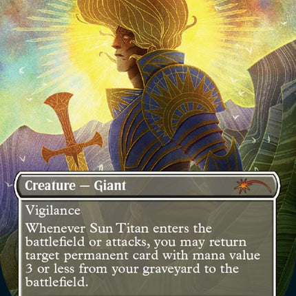 Sun Titan (Borderless) [Secret Lair Countdown Kit]